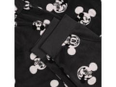 Disney DISNEY Mickey Mouse Grafitna ženska pižama z dolgimi rokavi, velur, plus size XL