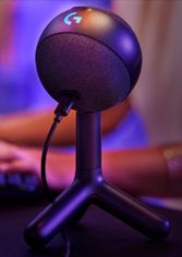 Logitech Yeti Orb RGB gaming mikrofon z LIGHTSYNC - ČERNO - USB
