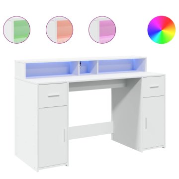 Vidaxl Desk Bela 140 x 55 x 91 cm Engineered wood