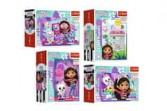 Trefl Minipuzzle 54 kosov Z Gabby je vedno zabavno/Gabby´s Dollhouse 4 vrste v škatli 6,5x9cm