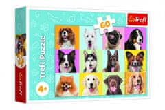 Trefl Ljubki psi Puzzle 60 kosov