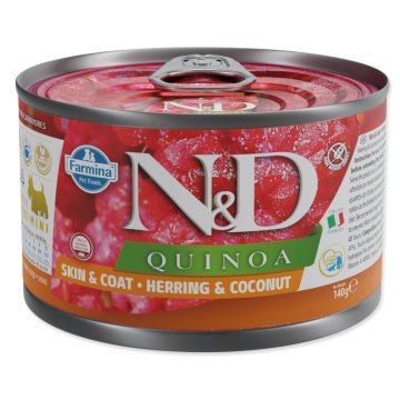 N&D Konzerva N&amp;D Dog Quinoa Herring &amp; Cococnut 140g