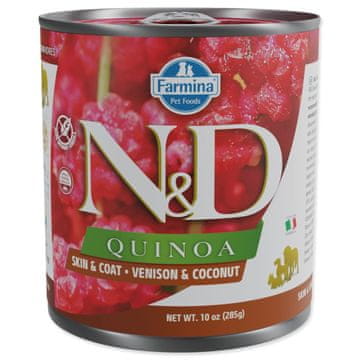 N&D Konzerva N&amp;D Dog Quinoa Venison &amp; Coconut 285g