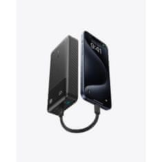 Anker Powerbank 20000 mAh, 30W s priloženim USB-C kablom, črn