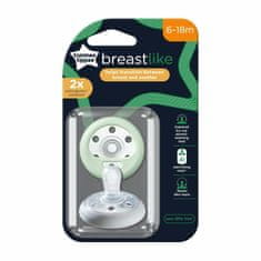 Tommee Tippee CTN Breast-like, Silikonska duda, 6-18m, 2 kosa