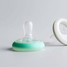Tommee Tippee CTN Breast-like Night, Silikonska nočna duda, 0-6m, 2 kos