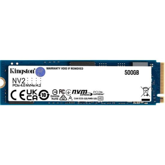 Kingston M.2 500 GB NV2 NVMe PCIe 4.0 x 4