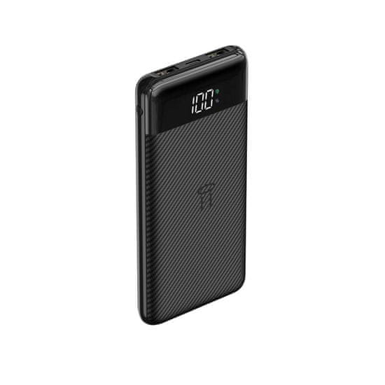VEGER L11 PowerBank 10000 mAh LCD, črn