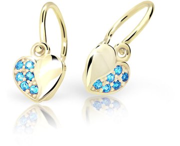 Cutie Jewellery Otroški uhani iz rumenega zlata C2160-10-X-1