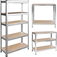 shumee Kovinski skladiščni regal 205 x 120 x 45 Humberg 4850