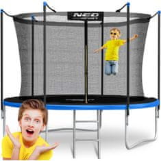 shumee Vrtni trampolin 10ft/312cm z notranjo mrežo in lestvijo Neo-Sport