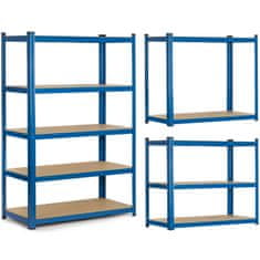 shumee Kovinski skladiščni regal 150 x 75 x 30 Humberg 4842