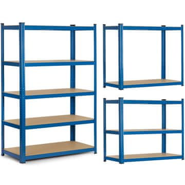 shumee Kovinski skladiščni regal 150 x 75 x 30 Humberg 4842