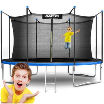 shumee Vrtni trampolin 14ft/435cm z notranjo mrežo in lestvijo Neo-Sport