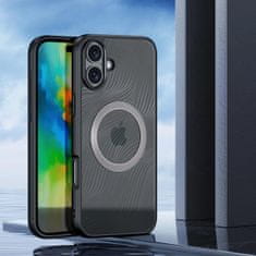 Dux Ducis Aimo MagSafe ovitek za iPhone 16, črna
