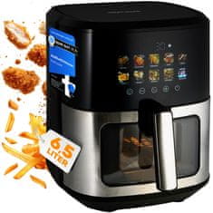ProfiCook FR 1286 H Friteza na vroč zrak z barvnim zaslonom 6,5l