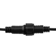 LUMILED Vrtna zunanja svetilka svetlobna veriga 15m GIRLANDA NARCI + 15x LED žarnica E27 1W 2700K