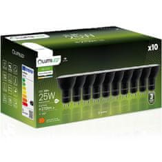 LUMILED 10x LED žarnica GU10 3W = 25W 270lm 4000K Nevtralno bela 120° črna