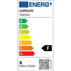 LUMILED 10x LED žarnica GU10 6W = 50W 580lm 6500K Hladno bela 120°