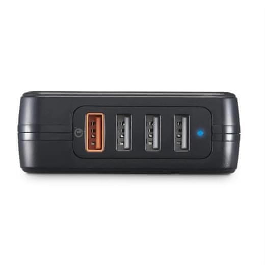 Hama hitri omrežni polnilec 4x USB (1x QC), 33 W