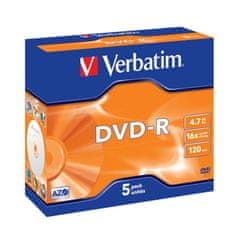 Verbatim DVD-R, standardna škatla 5 kosov