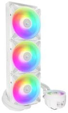 Arctic Liquid Freezer III - 420 A-RGB (bela) : vodni hladilnik za procesor vse v enem s 420 mm radiatorjem in