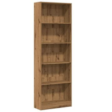 Vidaxl Knjižna omara umetniški hrast 60x24x176 cm inženirski les