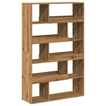 Vidaxl Knjižna omara artisan hrast 100x33x156,5 cm inženirski les