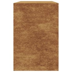 Vidaxl Stojalo za drva 100x40x60 cm Vremensko odporno jeklo