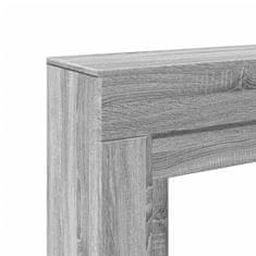 Vidaxl Okvir za kamin siva sonoma 100x30x87,5 cm inženirski les