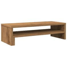 Vidaxl Stojalo za monitor artisian hrast 54x22x15 cm inženirski les