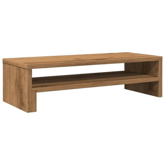 Vidaxl Stojalo za monitor artisian hrast 54x22x15 cm inženirski les