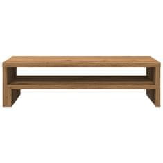 Vidaxl Stojalo za monitor artisian hrast 54x22x15 cm inženirski les
