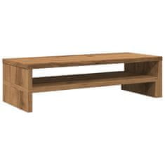 Vidaxl Stojalo za monitor artisian hrast 54x22x15 cm inženirski les