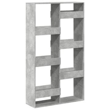 Vidaxl Pregrada za prostor betonsko siva 100x33x175 cm inženirski les