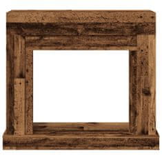 Vidaxl Okvir za kamin starinski les 100x30x87,5 cm inženirski les