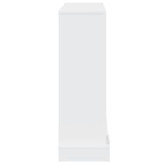 Vidaxl Okvir za kamin bela 100x30x87,5 cm inženirski les