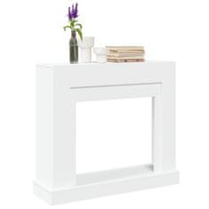 shumee vidaXL Okvir za kamin bela 100x30x87,5 cm inženirski les