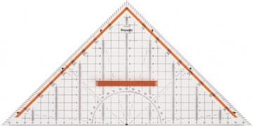 VSE ZA ŠOLO Ravnilo trikotnik geo 32cm