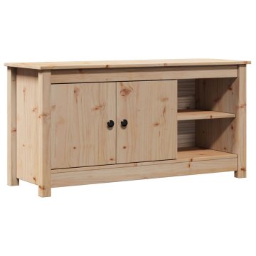 Vidaxl TV omarica 103x36,5x52 cm trdna borovina