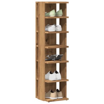 Vidaxl vidaXL Omarica za čevlje Artisan hrast 28x27x102 cm
