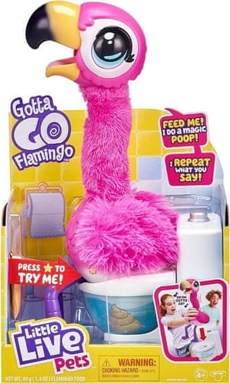 Little Live Pets Gotta Go Flamingo - Interaktivni Flamingo