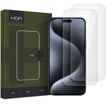 Hofi Glass Pro 2x zaščitno steklo za iPhone 16 Pro