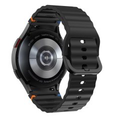 Tech-protect Silicone Sport pašček za Samsung Galaxy Watch 4 / 5 / 5 Pro / 6 / 7 / FE, black