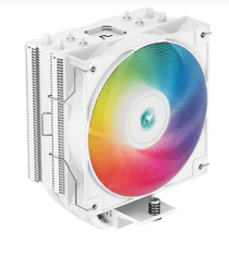 DEEPCOOL AG400 WH ARGB hladilnik za procesor, 120 mm, bel