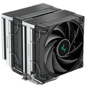 DEEPCOOL AK620 hladilnik za procesor, 2× 120 mm, črn
