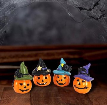 Rayher.	 Buče s klobuki, 4,5 cm, set 4