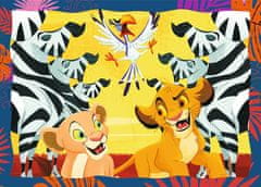 Trefl Puzzle Brave Lion King 4 v 1 (35,48,54,70 kosov)