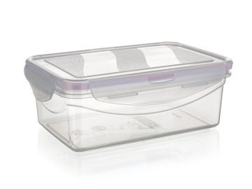 Banquet Hermetični kozarec LARA pravokotni 2,6l plastika