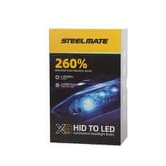 STEELMATE Komplet žarnic LED D2S/D2R LED za žaromete STEELMATE